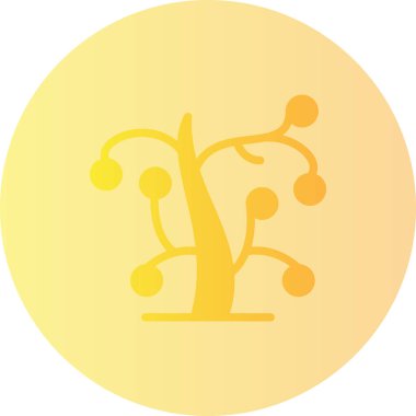 Ağaç. Web simgesi basit illüstrasyon