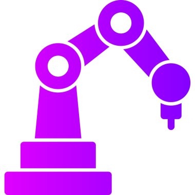 robot. Web simgesi basit illüstrasyon