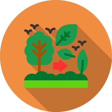 Bir ağacın vektör illüstrasyonu