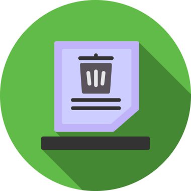 Düz Gölgeyi Sil, Vektör Resmini Sil