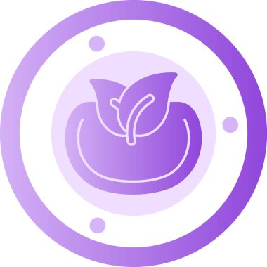 Bir çiçeğin vektör illüstrasyonu