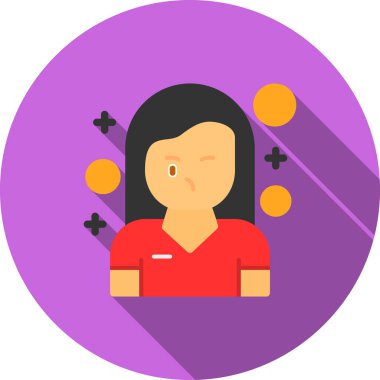 Stetoskop vektör illüstrasyonlu kadın doktor