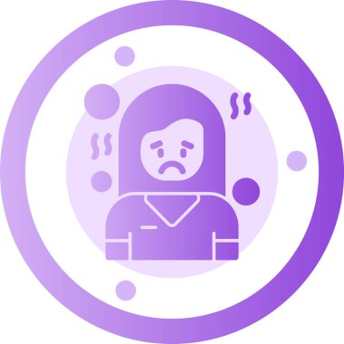 Şirin bir simgenin vektör illüstrasyonu