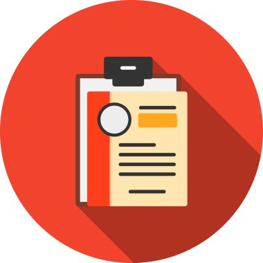 Düz Gölge, Vektör İllüstrasyonlu Pano