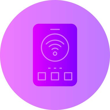 hareket eden telefon vektör çizim