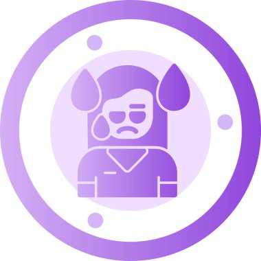 avatar. Web simgesi basit illüstrasyon