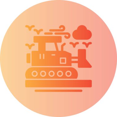 Modern b 'nin vektör illüstrasyonunda makinenin eksik simgesi