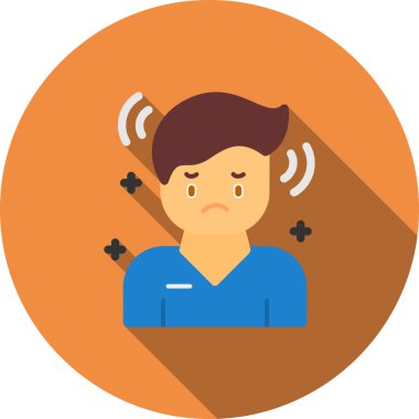 Adamım. Web simgesi basit illüstrasyon