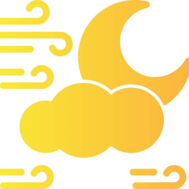 Bulut simgesi vektör illüstrasyonu