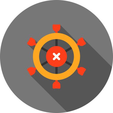 çapraz simge vektör illüstrasyonu