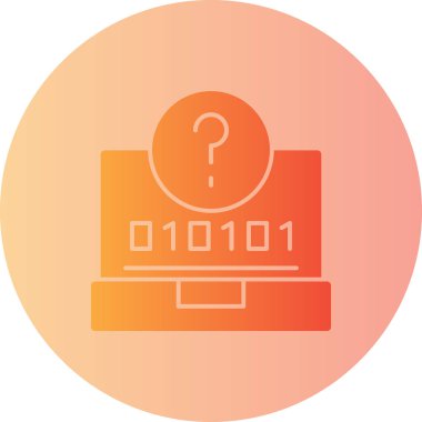 Bir bilgisayarın vektör illüstrasyonu