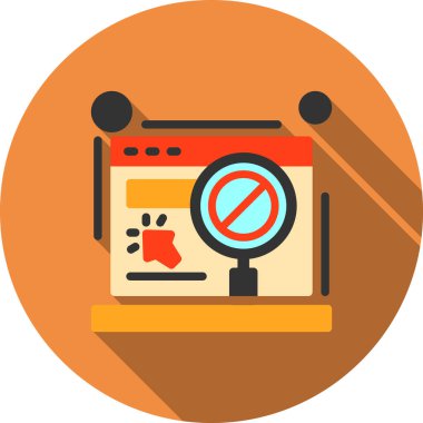 Tarayıcı bilgisayar internet simgesi - taslak biçimi