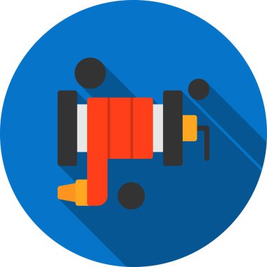 Spor simgesinin düz vektör tasarımı