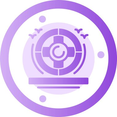 Hedef simgenin vektör illüstrasyonu