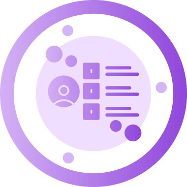 Veri. Web simgesi basit tasarım