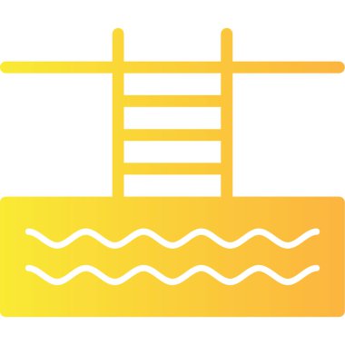 merdiven ağ ikonu vektör illüstrasyonu