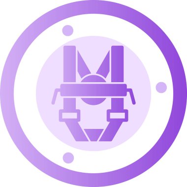 maske simgesi vektör illüstrasyonu