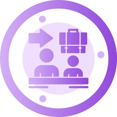 iş simgesi vektör illüstrasyonu