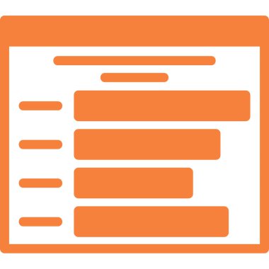 Belge. Web simgesi basit illüstrasyon