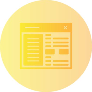 belge simgesi vektör illüstrasyonu