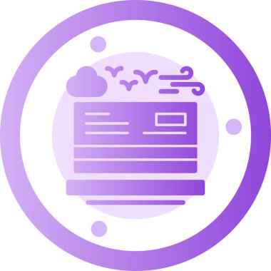 Belge simgesinin vektör illüstrasyonu