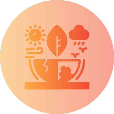 Hava simgesinin vektör illüstrasyonu