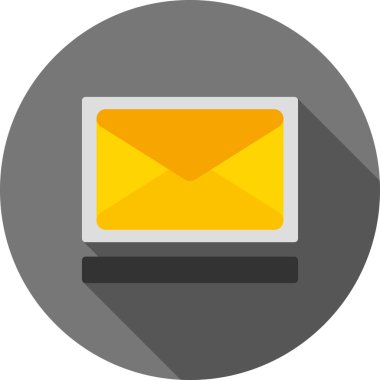 e-posta mektup simgesi düz biçimli