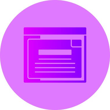 Kitap. Web simgesi basit illüstrasyon