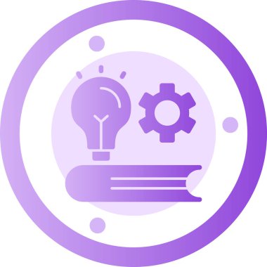 Bir fikrim var. Web simgesi basit illüstrasyon