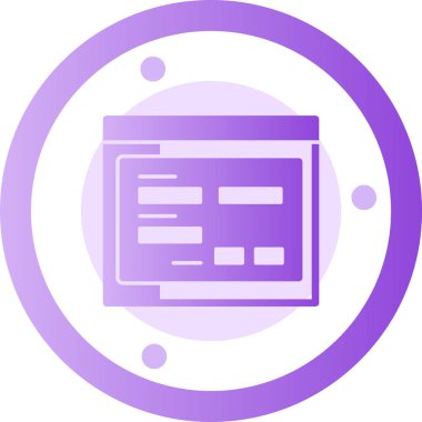 Web simgesi vektör illüstrasyonu