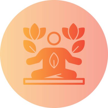 Bir ağaç simgesinin vektör illüstrasyonu