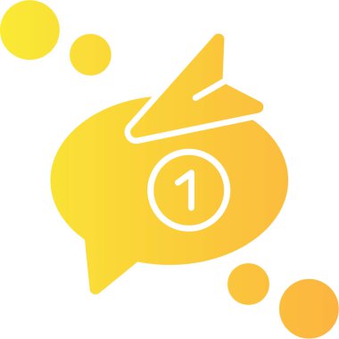 Konuşma balonu işaret tasarımı