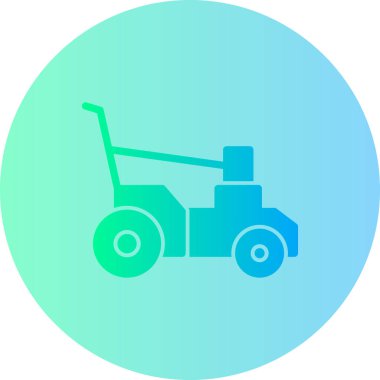 El arabası simgesinin vektör illüstrasyonu