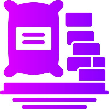 Banka. Web simgesi basit illüstrasyon