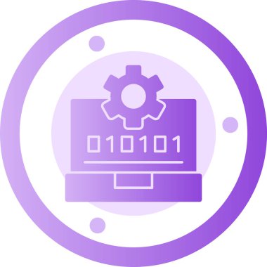 Çip simgesi vektör illüstrasyonu