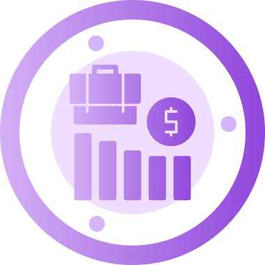 Dolar. Web simgesi basit illüstrasyon