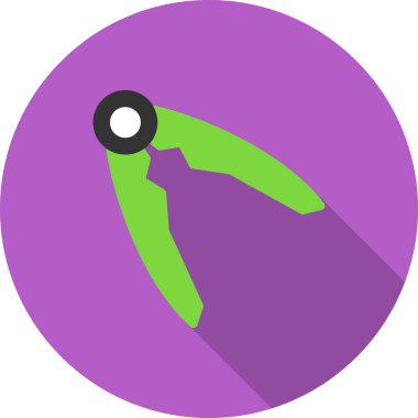 Gördüm. Web simgesi basit illüstrasyon