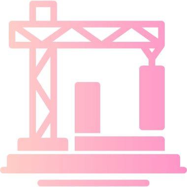 vinç simgesi vektör illüstrasyonu