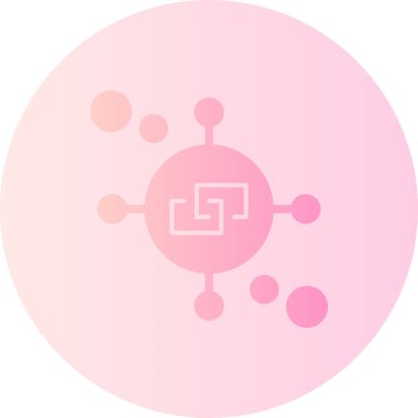 Bir simgenin eşsiz vektör illüstrasyonu