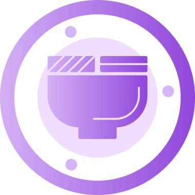 Yemek. Web simgesi basit illüstrasyon