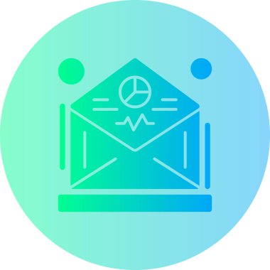 Zarf. Web simgesi basit illüstrasyon