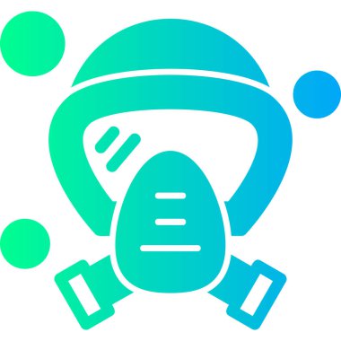 Siyah Astronot başlık simgesi beyaz arkaplanda izole edildi. Vektör İllüstrasyonu