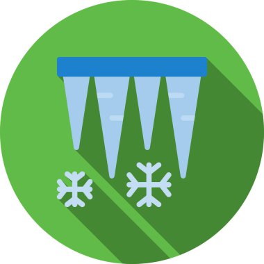 dondurma düz vektör simgesi