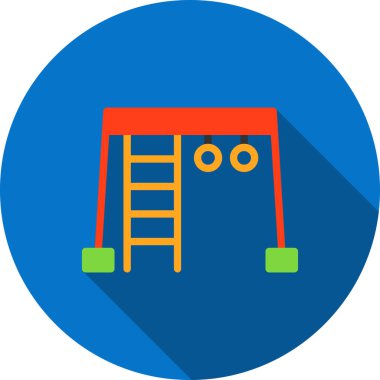 Oyun alanı simgesi vektör çizimi