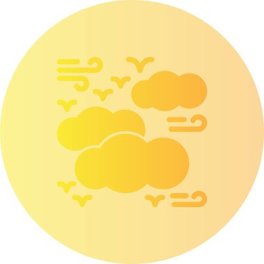 Hava durumu. Web simgesi basit illüstrasyon