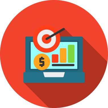 analizci iş analizi simgesi düz biçimli