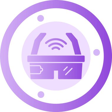 Uydu. Web simgesi basit illüstrasyon