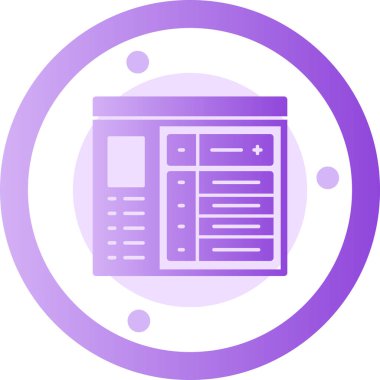 seo modern simgesinin vektör illüstrasyonu