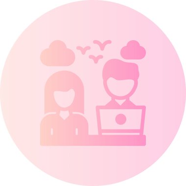 İş adamlarının vektör illüstrasyonu