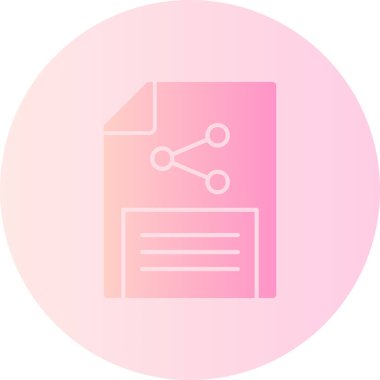 Veri. Web simgesi basit illüstrasyon